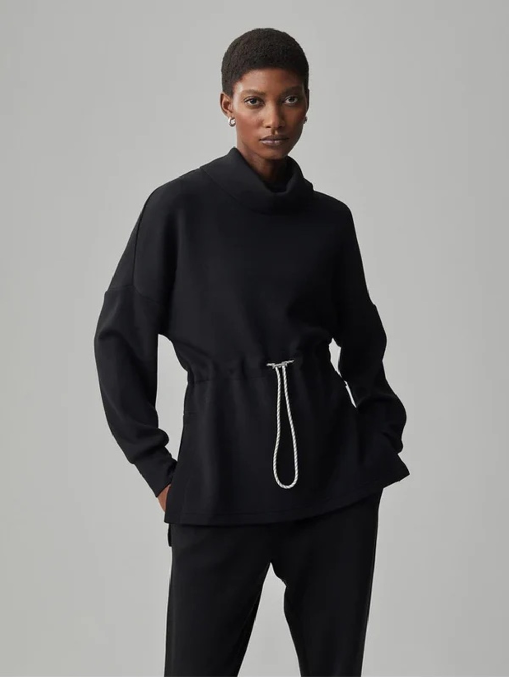 Varley Freya Sweatshirt, Black, Medium